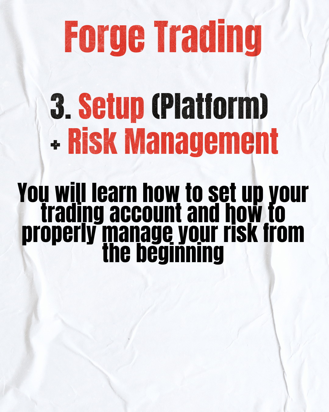 Forge Trading: The Fundamentals Course